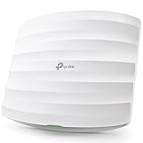 TP-Link EAP225 Dualband WLAN Access Point (Dualband 1350 Mbit/s, 802.3af/at PoE, Omada SDN, zentrales Management, professionelles Mesh WLAN, passend für Wand- und Deckenmontage) weiß