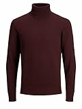 JACK & JONES Herren JJEEMIL Knit ROLL Neck NOOS 12157417, Port Royale/Melange, XXXL