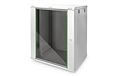 DIGITUS Netzwerkschrank - 19 Zoll Rack - 16HE - Wandmontage - 450mm Tiefe - Traglast 60kg - Dynamic Basic Serie - Grau