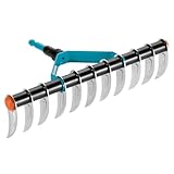 Gardena combisystem-Rasenlüfter: Manueller Vertikutierer mit 35 cm Arbeitsbreite, ideales Gartenzubehör zum Entfernen von Moos und Filz im Rasen, passend zu Allen combisystem-Stielen (3391-20)