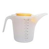 Messbecher, 1500ml Rührbecher Für Backwaren, Ei-Flüssigkeits-Messschüssel, Schaumfilter-Messbecher Für Die Haushaltsrestaurant-Bäckerei