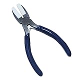 TIANQUXNGI Nylon-Spitzzange, Doppel-Backenzange, Karbonstahl, Platnasenzange, Werkzeug für Perlenarbeiten, Schleifenformen
