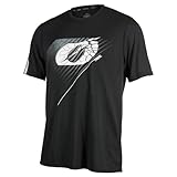 O'NEAL | Mountainbike-Shirt | MTB Mountainbike DH Downhill FR Freeride | Atmungsaktives Material, Schnell trocknend, antibakteriell | Vault Jersey | Erwachsene | Schwarz | Größe L