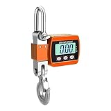 Digitale Kranwaage, LCD-Digitalanzeige, Crance-Waage, 0,05–500 kg, industrieller elektronischer Schwerlast-Hakenkran mit Einheitswechselfunktion Für Garage, Bauernhof, Jagd(Noir)