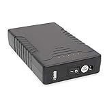 TalentCell Wiederaufladbare 36W 12V/6000mAh 5V/12000mAh DC Ausgang Lithium-Ionen-Akku für LED-Streifen, Band-Licht, CCTV-Kamera und mehr, Schwarz