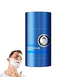 2-in-1-Rasier- und Reinigungscremestift für Männer, Rasiercreme für Männer, tragbares Rasiergel, Gesichtsrasierstift für Männer, feuchtigkeitsspendende, reinigende Rasiercreme (1PC)
