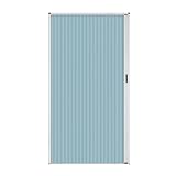 Falttür aus Aluminiumlegierung mit Griff, Innenfalttür/temporäre Türraumtrennwand mit Schlossfalttür, geeignet for offenen Schrank/Kleiderschrank/Waschküche/Küche, Raumtrennwand(62x80in(157.5x203cm))