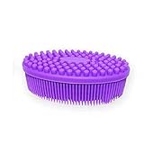 Ipetboom Duschbürste Für Körperwäsche Massagebürste Zum Reinigen Und Peelen Der Haut Ergonomisches Design Effektiver Duschschrubber Ideal Für Bad Und Dusche