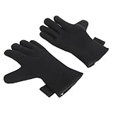 Phefop Neopren- und Nylon-Tauchhandschuhe mit Nicht Rutschem Griff, Warmer Isolierung und Breiter Anwendungsbereich, 5 Mm Dicke, Zum Schwimmen, Tauchen, Schnorcheln, Angeln, Surfen (M)