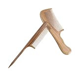 WEKADRIN 2st Haarkämme Mit Breiten Zähnen Frisierkämme Haarschneidekämme Bambus