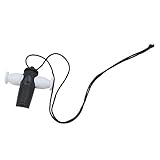 Brasilianische Lateinmusik Samba-Pfeife Tri-Tone Plastik-Musikinstrument mit Kordel Zahngriff-Design Geschenk