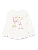 s.Oliver Junior Mädchen Langarmshirt mit Pailletten WHITE 128