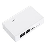 Plyisty USB-Wireless-Druckserver, Druckserver mit 10/100 Mbit/s LAN/Bridge, Unterstützt Kabelgebundene/kabellose/Standalone-Modi, für Windows, und Alle RAW-unterstützten