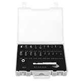 Werkzeugsatz zum Entfernen beschädigter Schraubenbolzen, Schraubenausdreher-Set, Werkzeug zum Entfernen von Schrauben aus Chrom-Vanadium-Stahl mit Aufbewahrungsbox,