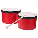 BESTonZON 1 Set Bongo Trommel Set Und Percussion Instrument Für Frühe Musikalische Bildung Ideal Für Im Alter Von 9 12 Jahren Fördert Rhythmus Und Kreativität