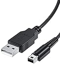 LadeKabel für Nintendo 3DS, Mellbree Ladekabel für Nintendo DS Kabel für Dsi Ds Cable für 3DS XL/2DS/2DS XL/DS/DSI/DS XL USB A 2.0 Ladekabel 1A schwarz 1 Stück 3.9ft