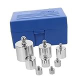 DECOMELODY Präzisions-kalibrierungsgewicht-set, Kalibriergewichte, Labor-lehrgewichte, Kalibriergewichts-set Mit Pinzette Für Küchenwaage