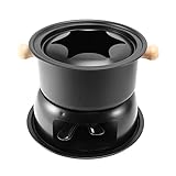 Orolotay Schokoladen Fondue Maker Set Multifunktions EIS Aus Kohlenstoff Stahl Schokoladen KäSe Hot Pot Schmelz Tiegel Fondue Set