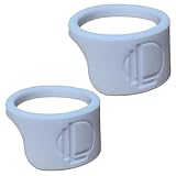Lulix Silikonringschutz für Training, Hochzeitsbandschutz für Fitnessstudio und Fitness, sicherer und rutschfester Gummiring für Damen (2 Stück), Talla 6, Silikon, Kein Edelstein