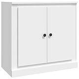 Bladez Sideboard 3-TLG. Weiß aus Holzwerkstoff - Modernes Dresser Set für Wohnzimmer & Flur - Stabile Kommode mit großem Stauraum - Ideal für kleine Räume