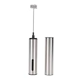 USB-wiederaufladbarer Milchaufschäumer, Edelstahl-Handaufschäumer, tragbarer elektrischer Schneebesen, Kaffeegetränkemixer, DIY-Back-Eierschläger für Latte, Cappuccino, heiße