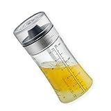 SILBERTHAL Dressingshaker Klein aus Glas mit Rezepten – 300 ml – Spülmaschinenfest - Neuer Deckel & Neue Rezepte