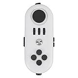 Ausla EDC Stress Relief Fidget Toy, Angst Reduzierer für und Erwachsene, 13 Möglichkeiten, Ihre Stimmung Jederzeit und überall zu Entspannen, Controller -Pad mit (5 Weiß und Schwarz)