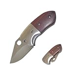 XUDIY Kleines Mehrzweck-Taschenmesser, faltbares EDC-Messer mit 1,89 Zoll scharfer Klinge für Camping, Wandern, Jagd und Heimwerker. (Spitze-Gelb)