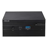 ASUS PN62S Mini PC System mit Intel Core i5-10210U, 8GB DDR4 RAM, M.2 PCIE 256GB SSD, WiFi 6, Bluetooth, USB-C, Windows 10 Pro (PN62S-SYS582PXFD)