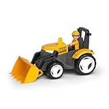 MultiGO Traktor Auto Spielzeug mit Schaufel & Figur für Junge – Lernspielzeug für Kinder ab 3 Jahren, Fördert Fantasie, Motorik & Rollenspiel (Gelb)