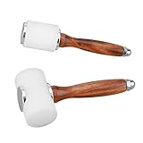 2 Stück Lederschnitzhammer, Lederhandwerkshammer DIY Lederhandwerk Holzhammer Handwerkszeug