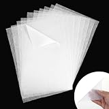 20 Blatt mittelschwere Schmelzeinlage, 30 x 19 cm, weiße Vlies-Einlage zum Nähen, schmelzbares Gurtband für Stoffapplikationen, Bastelbedarf