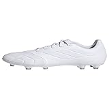 adidas Unisex Copa Pure.3 Firm Ground Soccer Shoe, White/White/White, 11.5 US Men
