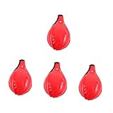 4 Stück Box-Speed-Ball Bausatz Ende Musical Ring Spiel Loch Reaktionsball zum Boxen professioneller Boxball Boxausrüstung Trainingsgerät für das Boxen Boxsack für das Training Pu Supvox