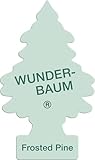 WUNDER-BAUM Auto-Lufterfrischer I Anhänger für langanhaltenden Duft im Auto oder zu Hause I Frosted Pine , 1 Stück