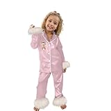Weihnachts Schlafanzug Mädchen Lustige Loungewear Weihnachts Nachtwäsche-Set Zweiteiliger Schlafanzüge Baggy Hausanzug Weich Pyjamaset Bequeme Pyjama Leichte Nachtwäsche
