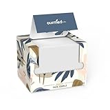 Ourmed Life Einweg-Gesichtstuch, Gesichtstücher, fusselfrei, biologisch abbaubar, Reinigungstücher, trockene Make-up-Entferner-Tücher, super weich und dick für empfindliche Haut, 25,4 x 30,5 cm, große