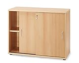 Möbelpartner Manni Aktenschrank, samerbergbuche, ca. 100,0 x 39,5 x 77,4 cm