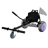 Zunetsutock -Sitz Für Hoverboard – Umrüstsatz Für Ausgewogene Elektroroller | Robuster Ständer Für Kinder Und Erwachsene, Universelles Zubehör Für 6,5 8 10 Zoll, S-Fahrerlebnis