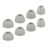 Ohrstöpsel aus weichem Silikon für In-Ear-Kopfhörer, sicher und langlebig, 4 Größen, 8 Stück