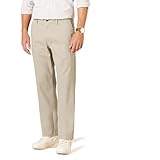 Amazon Essentials Herren-Chinos mit klassischer Passform, knitterfrei, flache Vorderseite (erhältlich in Big & Tall), Khaki, Größe 32W/32L