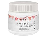 KREUL 49151 - Art Potch Lack und Leim transparent glänzend, 150 ml, Serviettentechnik- und Dekokleber auf Wasserbasis, für Holz, Keramik, Stein und Karton