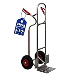 Alu-Sackkarre klappbar mit 250kg Tragkraft, Treppenrutsche & pannensichere PU-Bereifung – Aluminium Handwagen für Möbeltransport, Baustelle, Gartenarbeit – Kompakte Transportkarre mit Klappschaufel