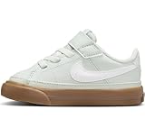 Nike Court Legacy Babys und Kleinkinder Schuh, Light Silver/White-Gum Dark Brown, 19.5 EU