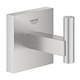 GROHE Start Cube - Bademantelhaken (verdeckte Befestigung, Material: Metall), supersteel, 40961DC0