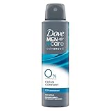 Dove Men+Care advanced 0% Deo-Spray Clean Comfort mit Zink-Komplex und 2-fach Schutz ohne Aluminiumsalze 150 ml