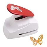 Schmetterling Motivstanzer, 1 Stuck Großer Schmetterlings-Locher, DIY Stanzer für Bastelpapier, Tonpapier, Scrapbookpapier oder Decoupagepapier