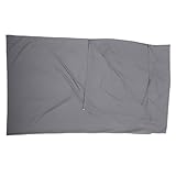 BESPORTBLE Ultraleichter Tragbarer Schlafsack Erwachsene Windel Luft Bettdecke Im Freien Taschen Biwak Bettwäsche Ebene Matratze Wasserdicht Vlies Reisekissen Nickerchen Liner Polyester Grey