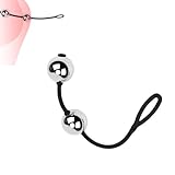 Liebeskugeln für Die Frau Analkugeln Analhaken Analkugeln für Mann Analkette für Frauen Analkugeln für Frau Analhaken für Frauen Beckenbodentraining Masturbieren Für Frauen Zwei Kugeln (20 Mm、Silber)
