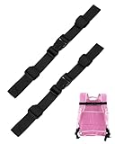 HSIXHAF 2 STK Verstellbarer Brustgurt Rucksack, Brustgurt für Schulranzen,Schnellverschluss Rucksackgurt,Rucksackriemen Nylon Brustgurt mit Schnalle Heavy Duty Schultergurte für Rucksack Schulranzen